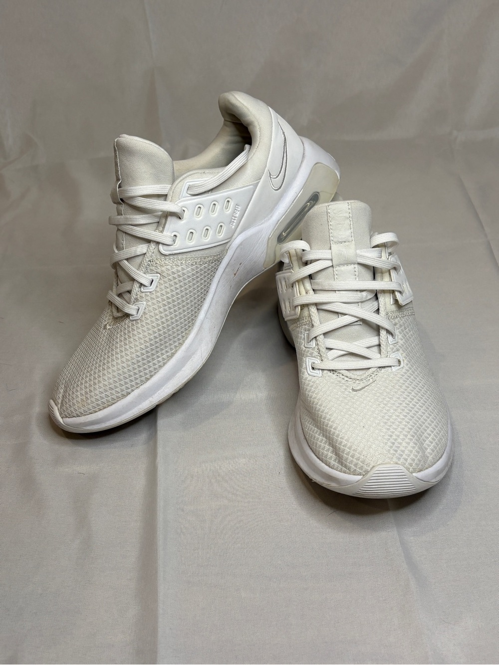 Nike Women's All-White Mesh Training Sneakers